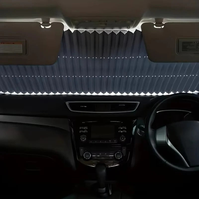 Solara™ - Smooth Retractable Shade For Windshield Protection