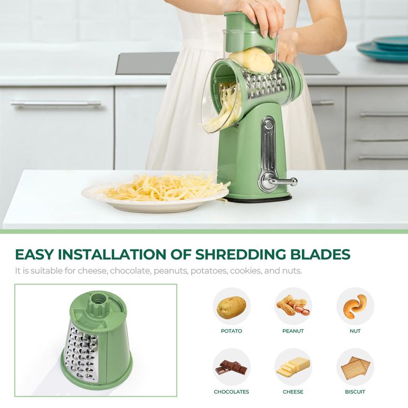 Verno™ - One-Handed Rotary Grating for Quick Prep