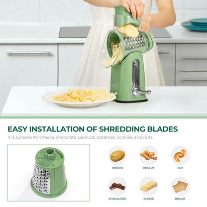 Verno™ - One-Handed Rotary Grating for Quick Prep