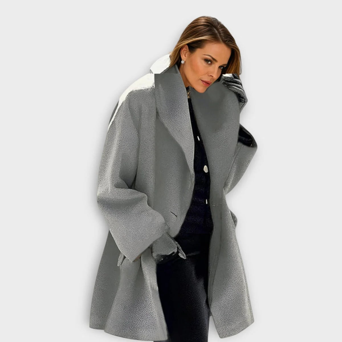 Vellon™ - Tailored Wool-Blend Coat for Everyday Warmth