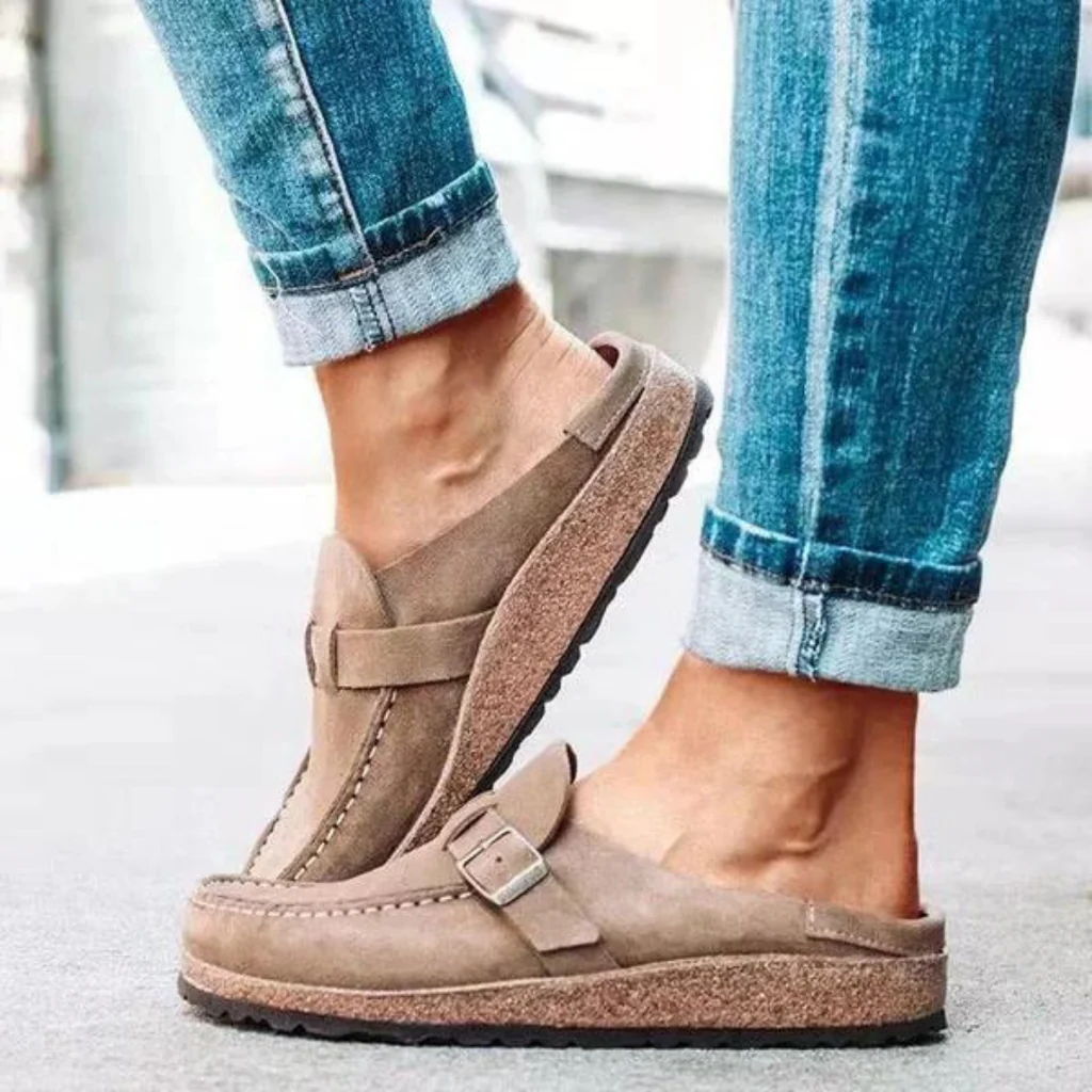 Solare™ - Lightweight Arch-Support Buckle Sandals