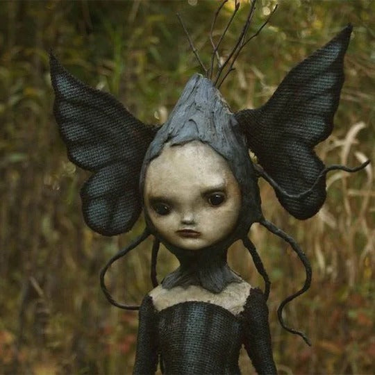 Tenebra™ - Stylized Indoor Witch Accent for Shelves