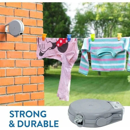 Aeris™ - Space-Saving Retractable Drying Line for Home Use