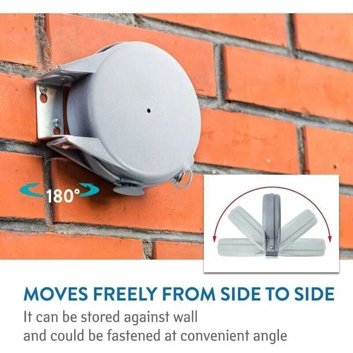 Aeris™ - Space-Saving Retractable Drying Line for Home Use