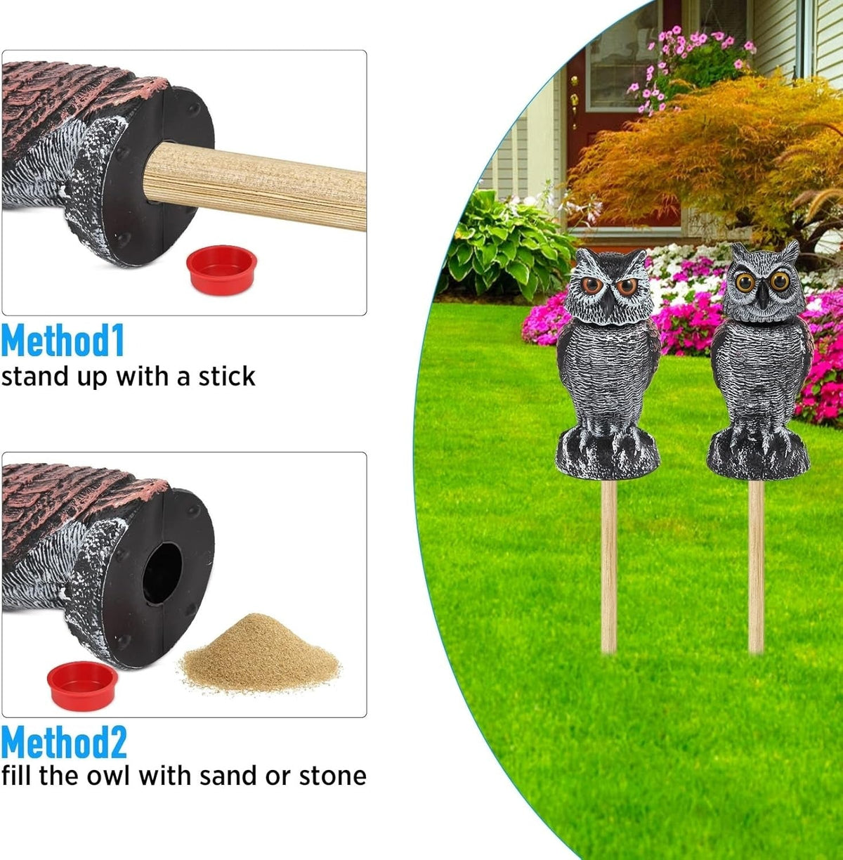Aviara™ - Realistic Visual Predator for Garden Protection