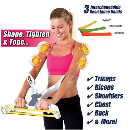 Veltor™ - Compact Resistance Trainer For Seated Upper-Body Workouts