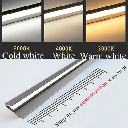 Luminex™ - Slim angled lighting for concealed cabinet illumination