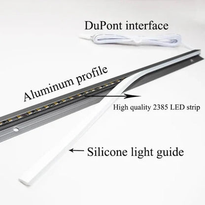 Luminex™ - Slim angled lighting for concealed cabinet illumination
