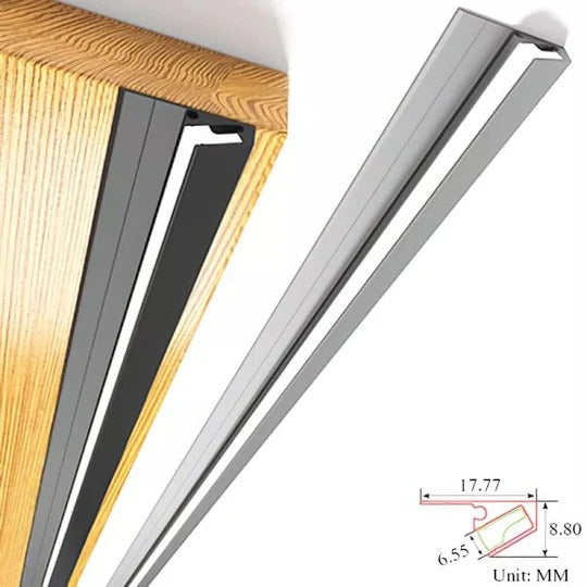 Luminex™ - Slim angled lighting for concealed cabinet illumination