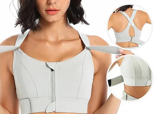 Vellix™ - Structured Front‑Zip Support For Active Wear