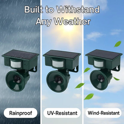 Aviara™ - Motion-Activated Solar Bird Deterrent for Gardens