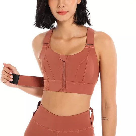 Vellix™ - Structured Front‑Zip Support For Active Wear