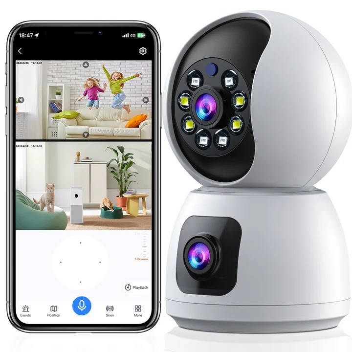 Virel™ - Discreet Home Monitoring, Wide Dual-Lens View
