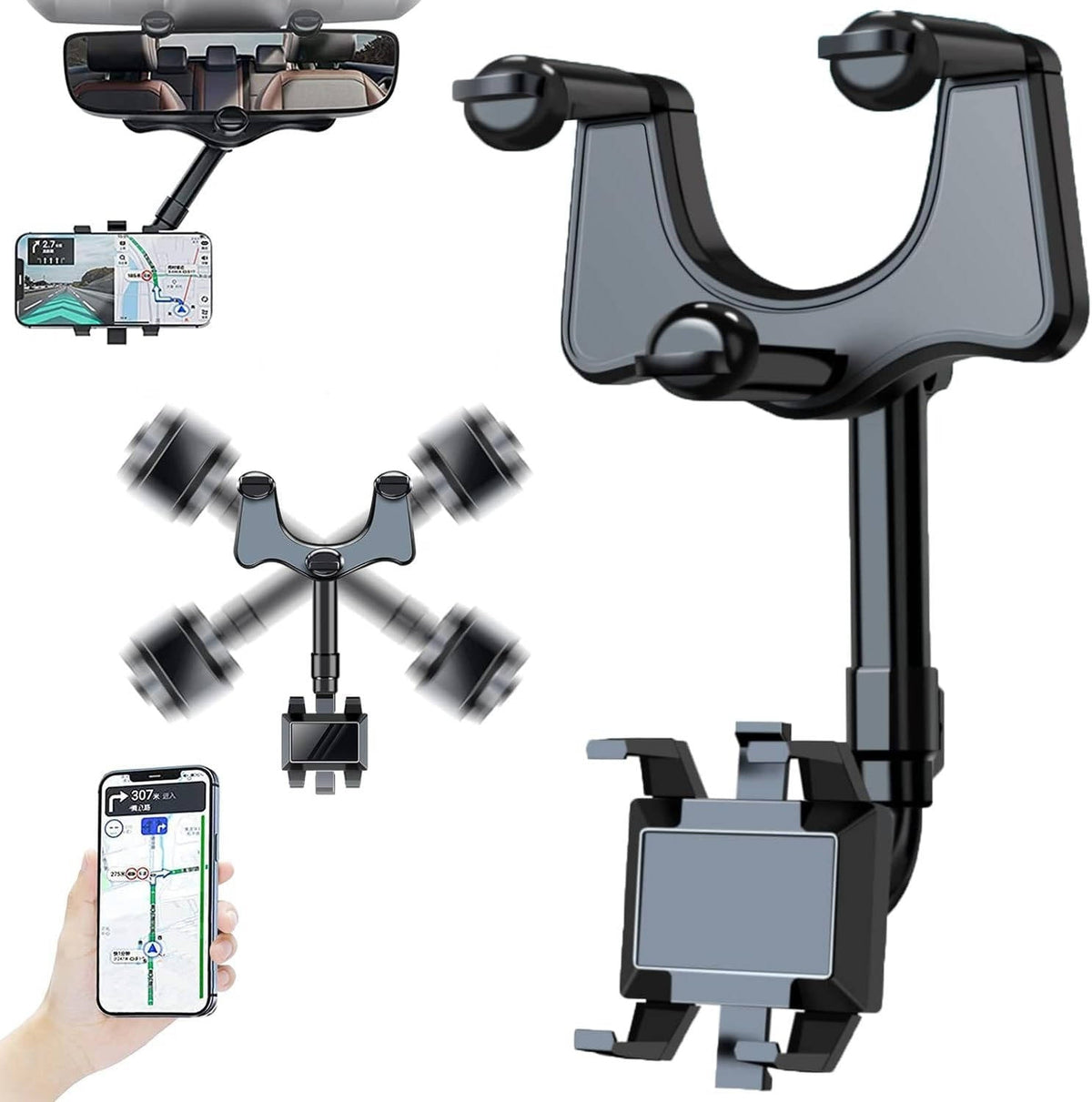 Navio™ - Rearview Phone Mount for Safer Driving