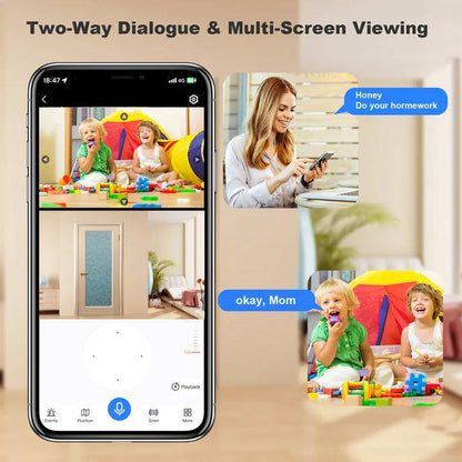 Virel™ - Discreet Home Monitoring, Wide Dual-Lens View