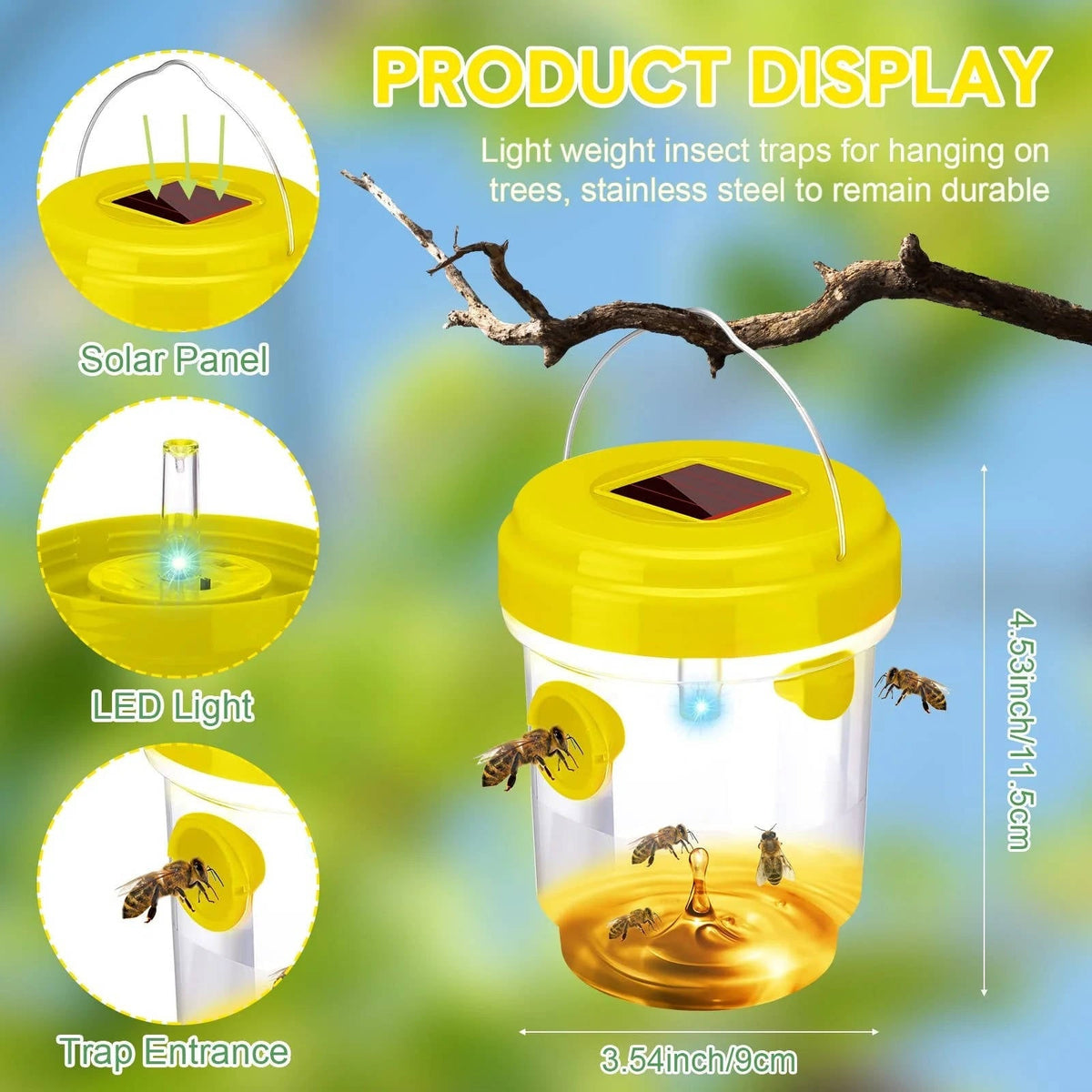 Vespera™ - Quiet Outdoor Trapping For Wasps and Bees