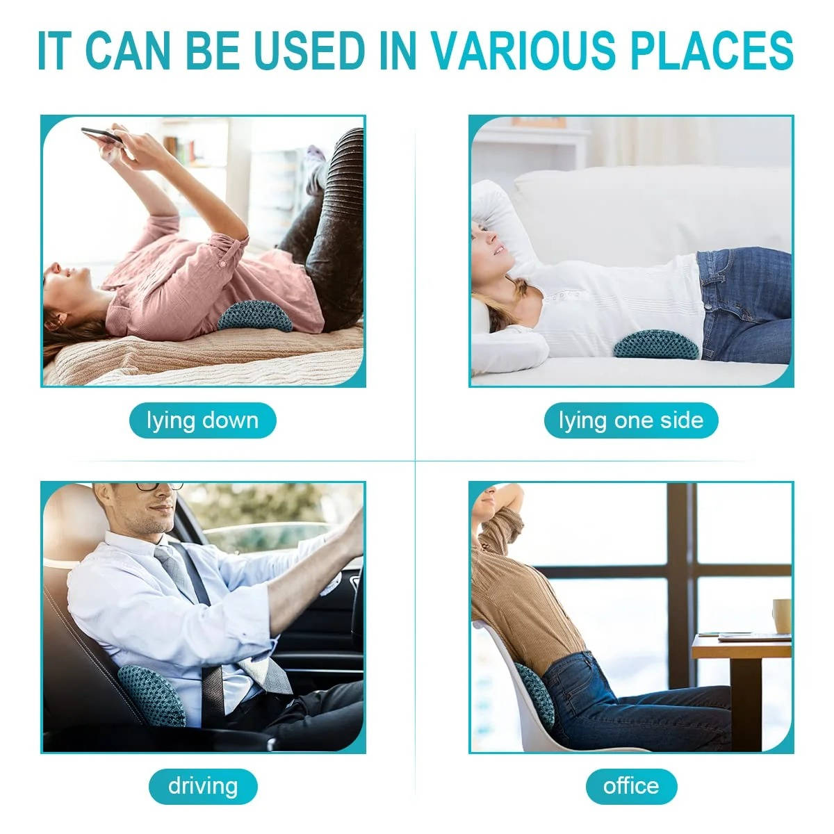 Vestra™ - Contoured Lumbar Support For All-Day Sitting