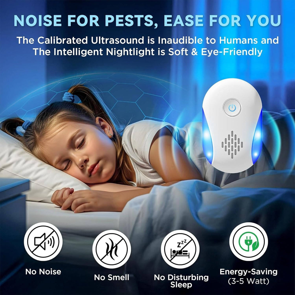 Silvex™ - Quiet Ultrasonic Pest Control for Home Rooms