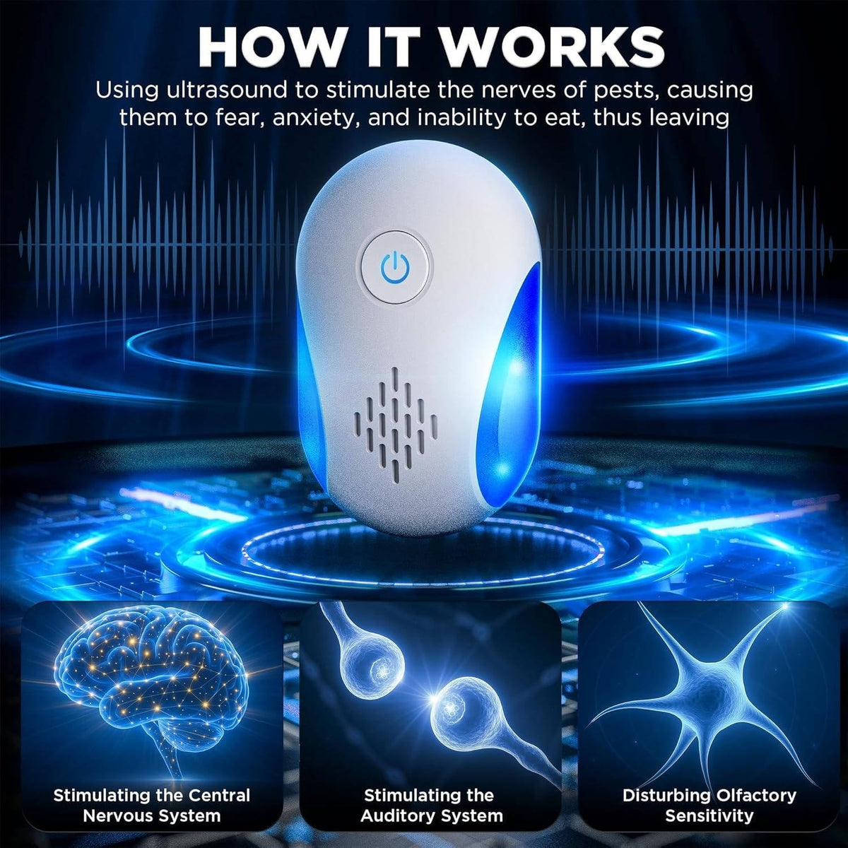 Silvex™ - Quiet Ultrasonic Pest Control for Home Rooms