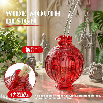 Nectra™ - Retro Glass Feeder For Backyard Hummingbirds