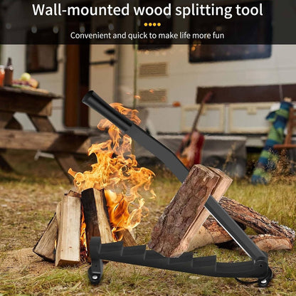 Axtro™ - Upright Wall-Mounted Kindling Splitter for Easy Prep