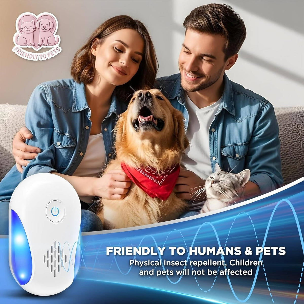Silvex™ - Quiet Ultrasonic Pest Control for Home Rooms