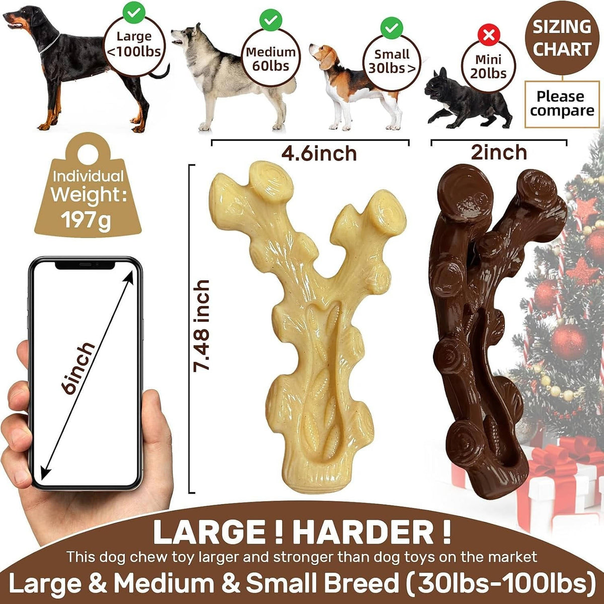 Gravyn™ - Durable Fork-Shaped Chew For Focused Play