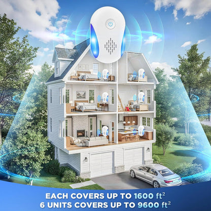 Silvex™ - Quiet Ultrasonic Pest Control for Home Rooms