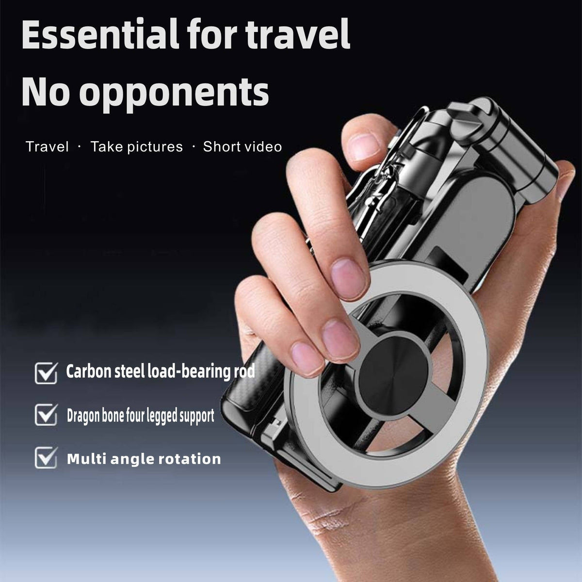 Magniq™ - Compact Extendable Selfie Pole For Stable Photos