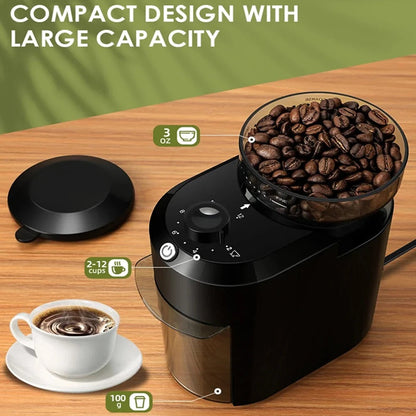 Mornex™ - Precision Burr Grinding For Smooth Daily Coffee
