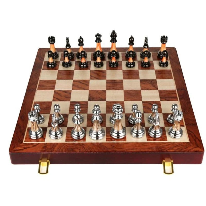 Marven™ - Hand-Weighted Chess Set for Elegant Play
