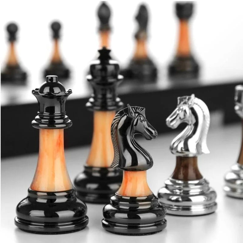 Marven™ - Hand-Weighted Chess Set for Elegant Play