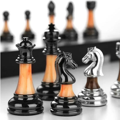 Marven™ - Hand-Weighted Chess Set for Elegant Play