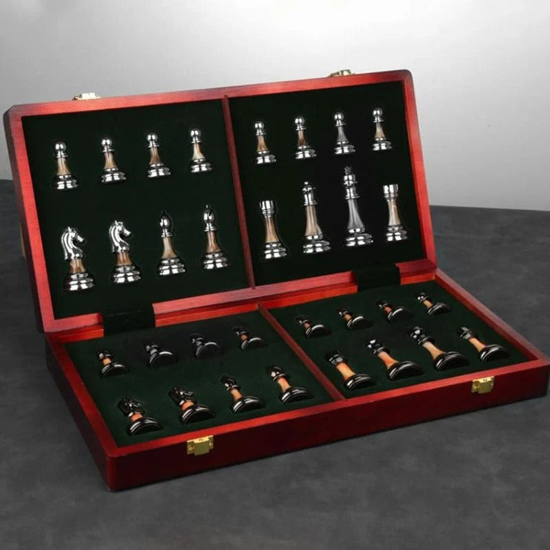 Marven™ - Hand-Weighted Chess Set for Elegant Play