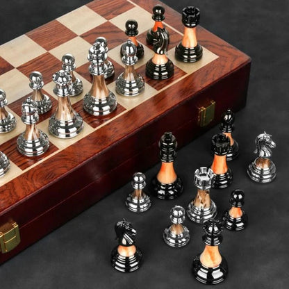Marven™ - Hand-Weighted Chess Set for Elegant Play