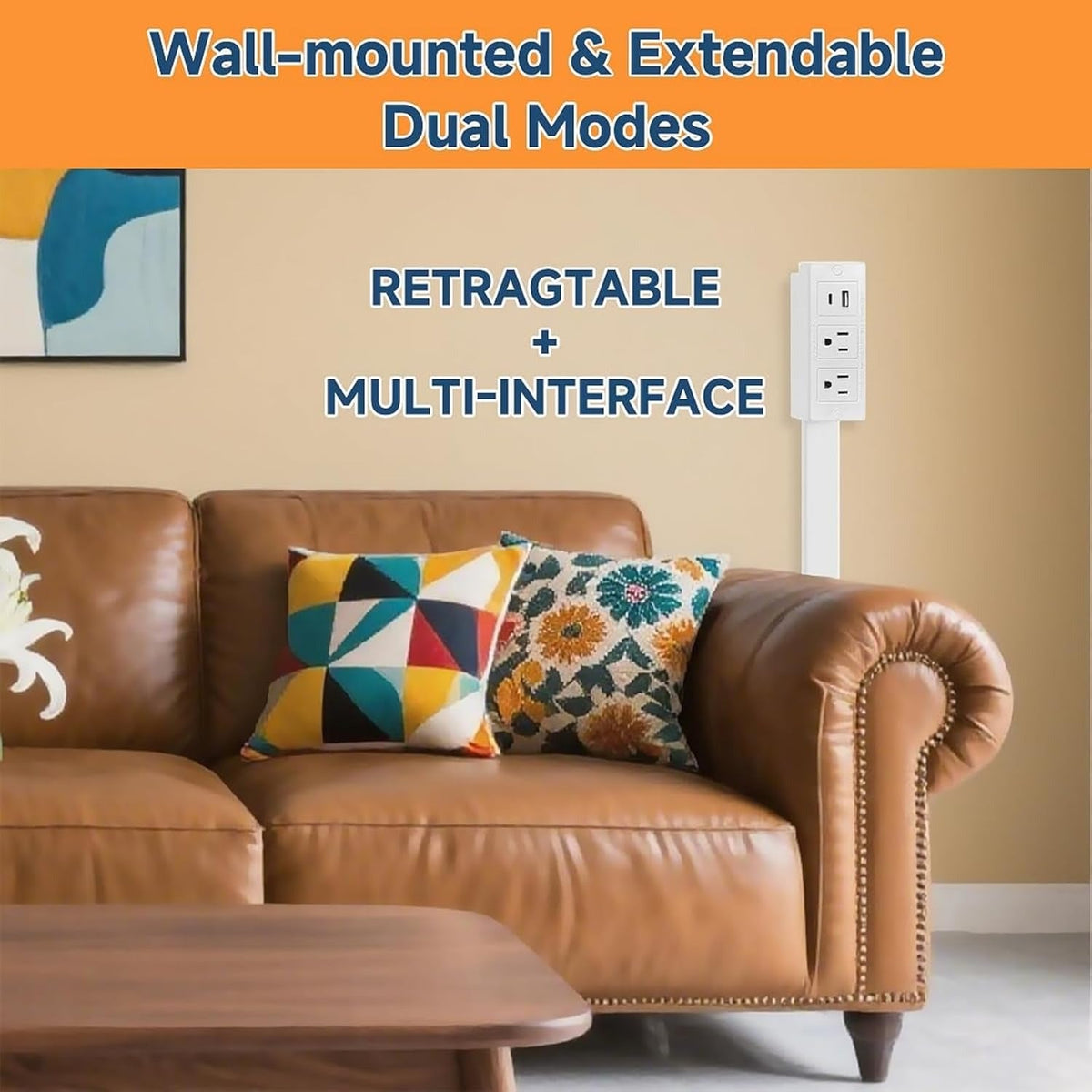 Nimble™ - Telescoping Power Extender for Hard-to-Reach Outlets