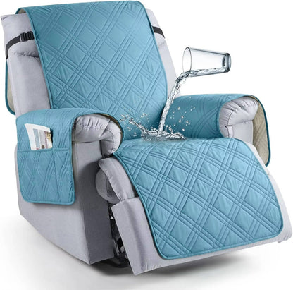 Covea™ - Soft, Waterproof Recliner Protection With Handy Arm Pockets