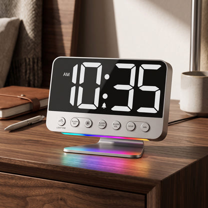 Aurivo™ - Battery-Backed Alarm with Built-In Phone Charger