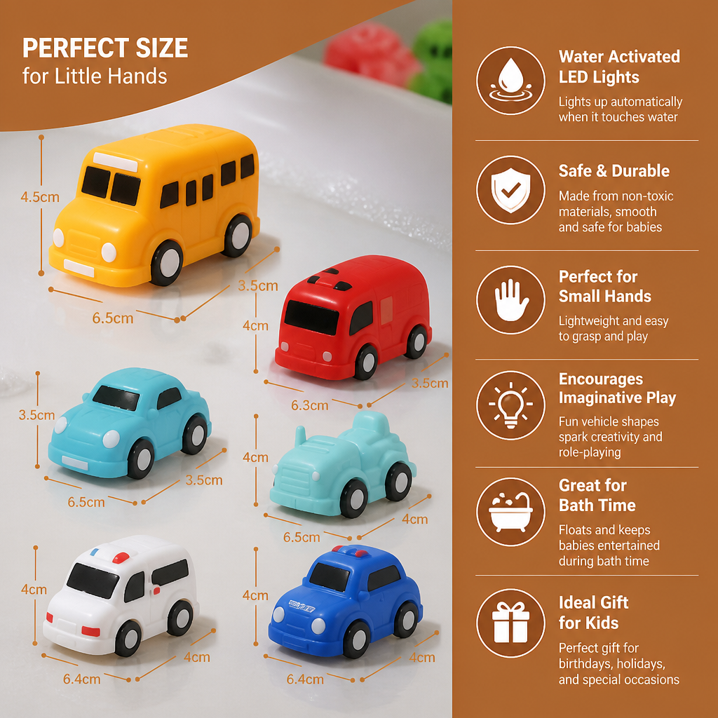 Aqulume™ - Tiny Cars That Glow On Contact