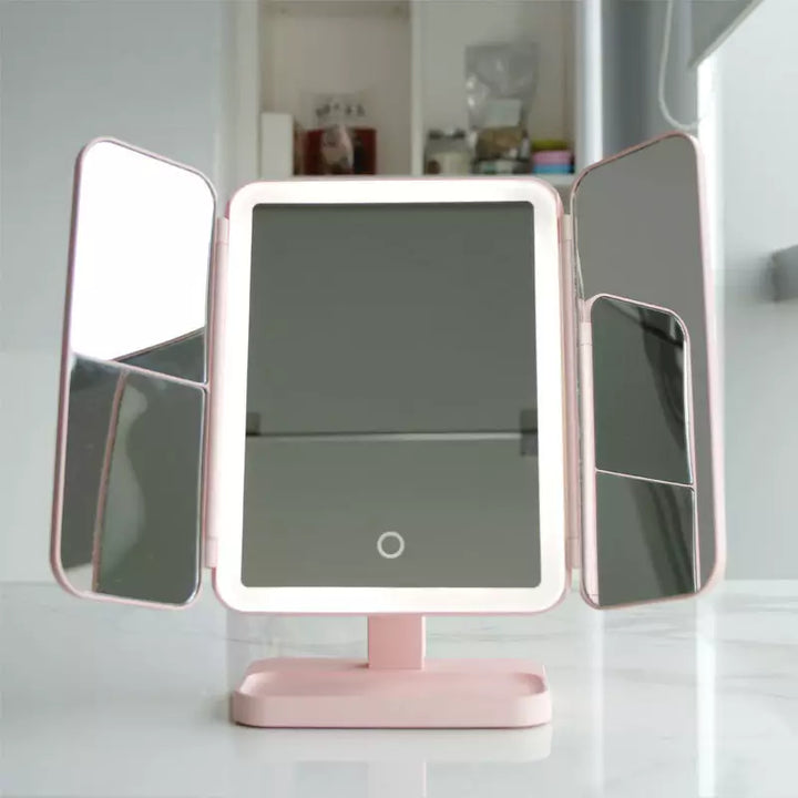 Lustra™ - Triple-View Mirror With Natural Lighting