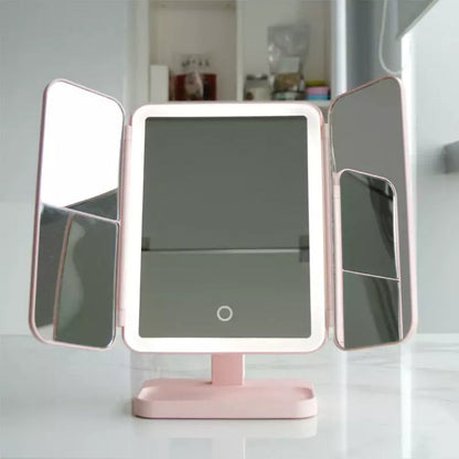 Lustra™ - Triple-View Mirror With Natural Lighting