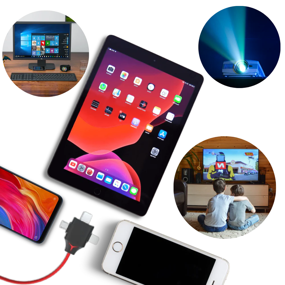 Vysio™ - Mirror Mobile Screens To Any HDMI Display