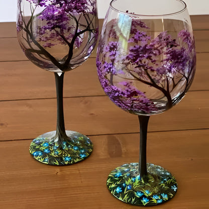 Sylva™ - Hand-Painted Seasonal Trees for Quiet Evenings