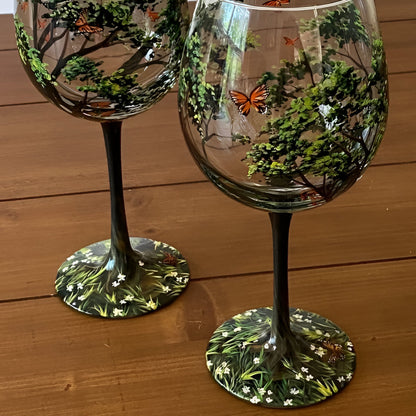 Sylva™ - Hand-Painted Seasonal Trees for Quiet Evenings