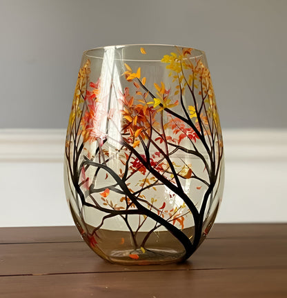 Sylva™ - Hand-Painted Seasonal Trees for Quiet Evenings