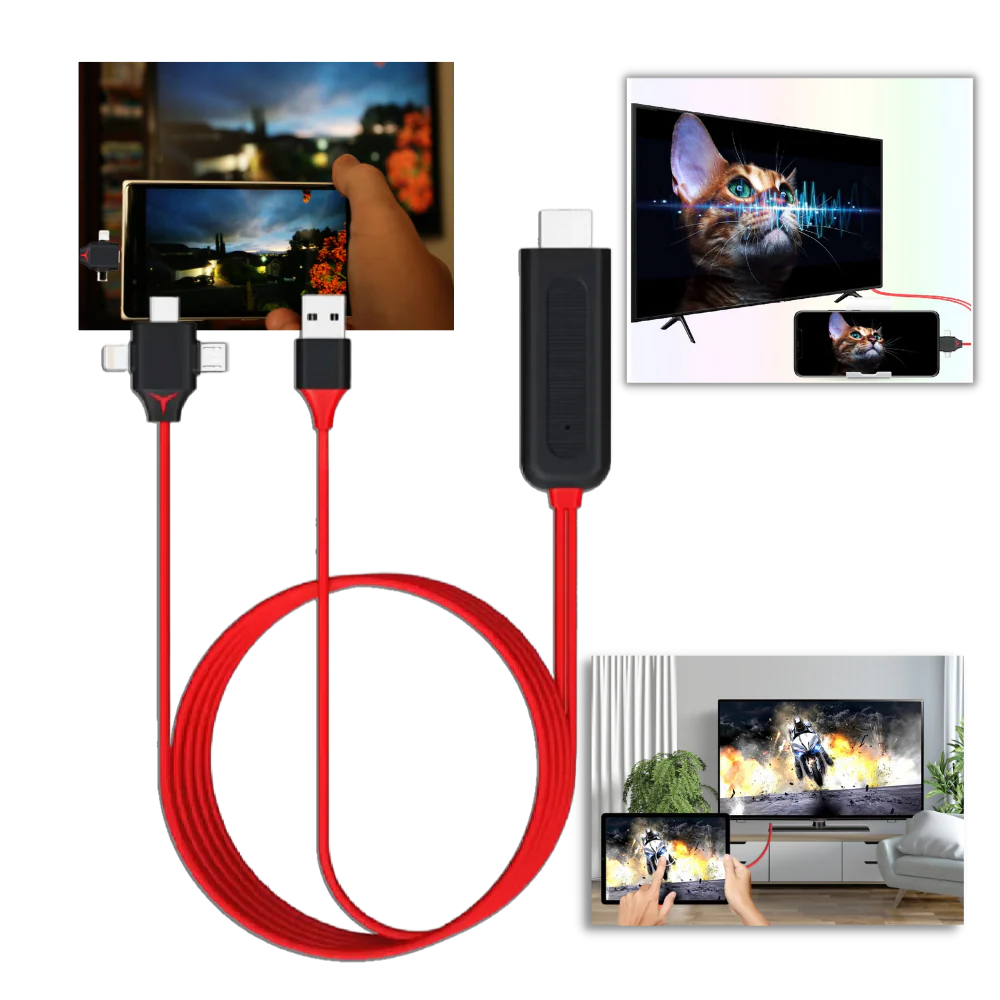 Vysio™ - Mirror Mobile Screens To Any HDMI Display