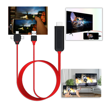 Vysio™ - Mirror Mobile Screens To Any HDMI Display