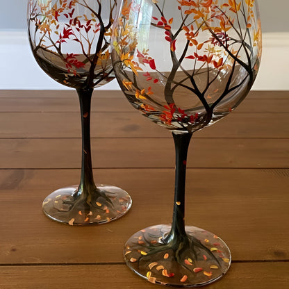 Sylva™ - Hand-Painted Seasonal Trees for Quiet Evenings