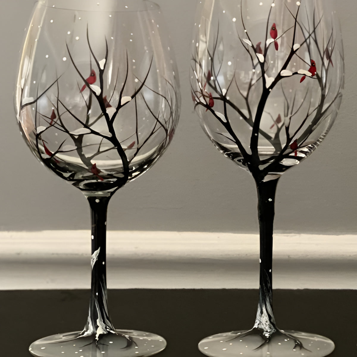 Sylva™ - Hand-Painted Seasonal Trees for Quiet Evenings
