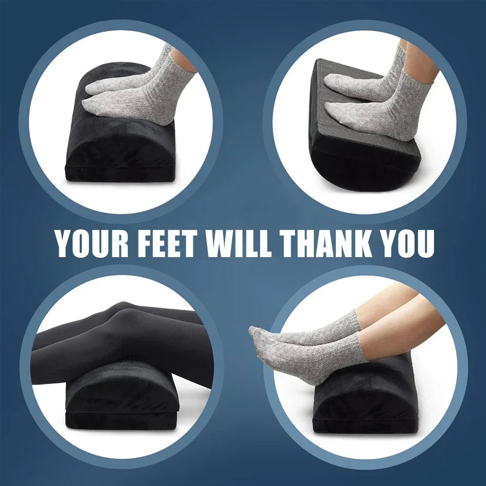 Solace™ - Ergonomic Under-Desk Foot Support